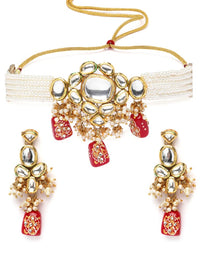 Pearl Kundan Choker Set