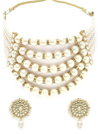 Pearl Kundan Choker Set