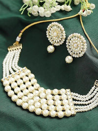 Pearl Kundan Choker Set