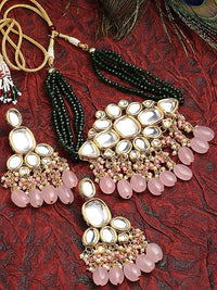 Rose Pink Bridal Choker Set