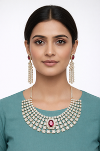 Imperial Ruby Choker Set