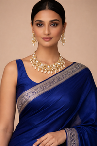 Royal Pearl Kundan Choker Necklace Set