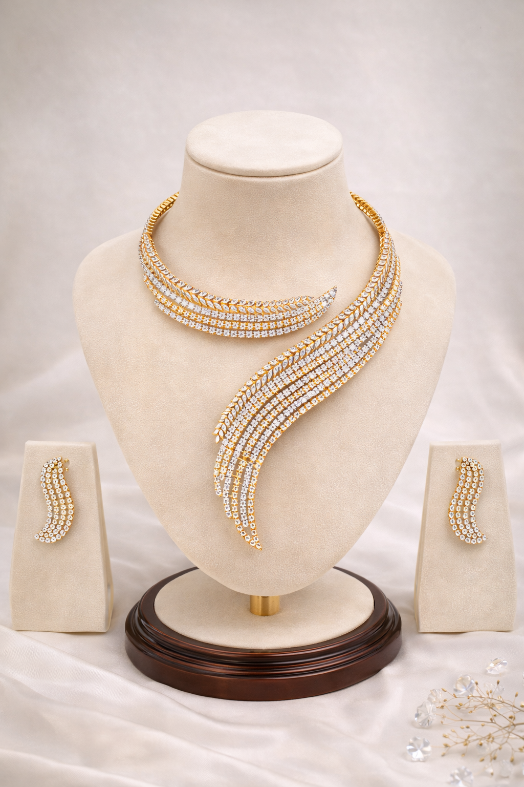 Collar Hasli Necklace Set Yellow Gold