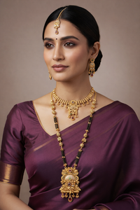 Rajwada Temple Mangalsutra Set