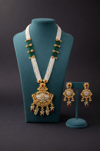 Multi-Layered Pearl Long Necklace