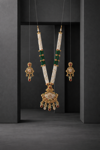 Multi-Layered Pearl Long Necklace