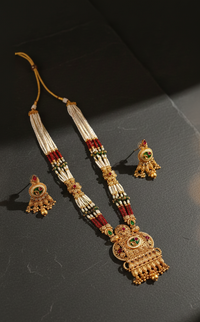 Pearl Long Jewellery Set