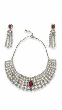 Imperial Ruby Choker Set