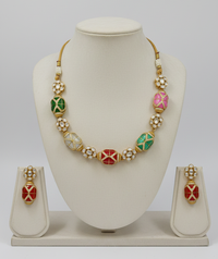 Navrang Kundan Necklace Set