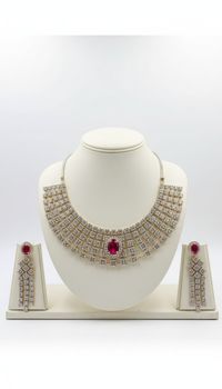 Imperial Ruby Choker Set