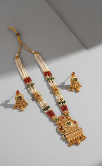 Pearl Long Jewellery Set