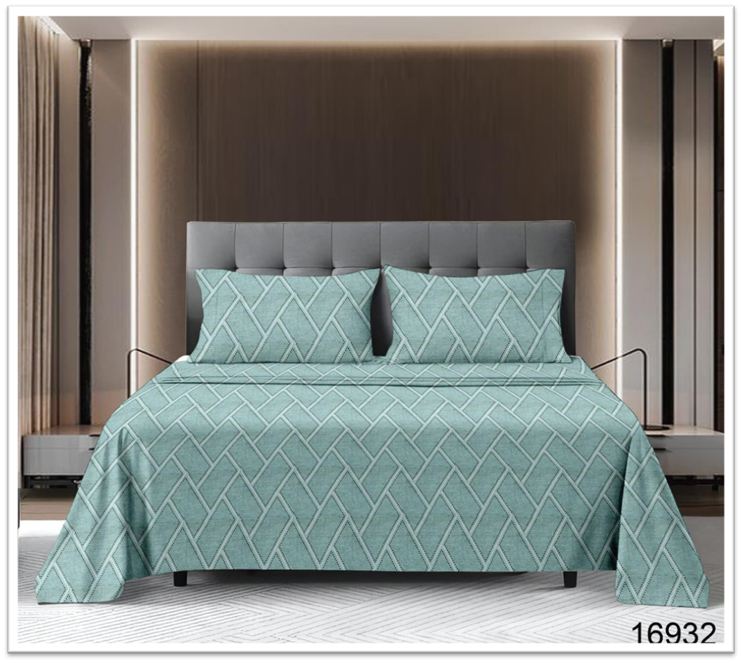 Aurama™ Luxury Cotton Bedsheet – (King Size)
