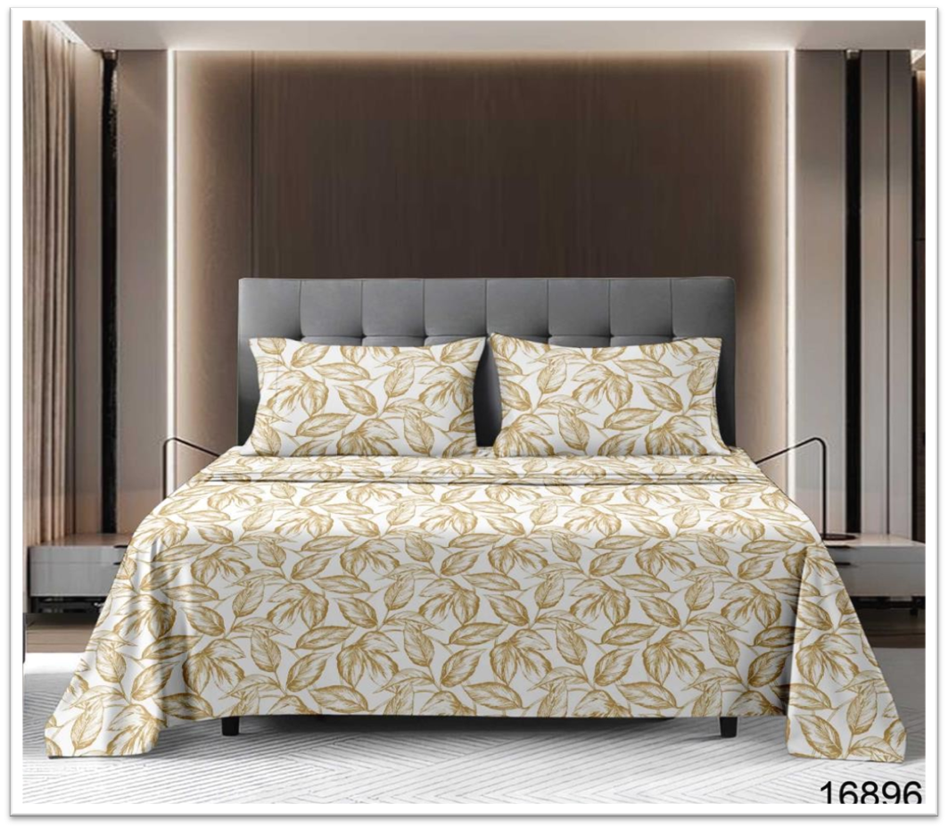 Aurama™ Luxury Cotton Bedsheet – (King Size)