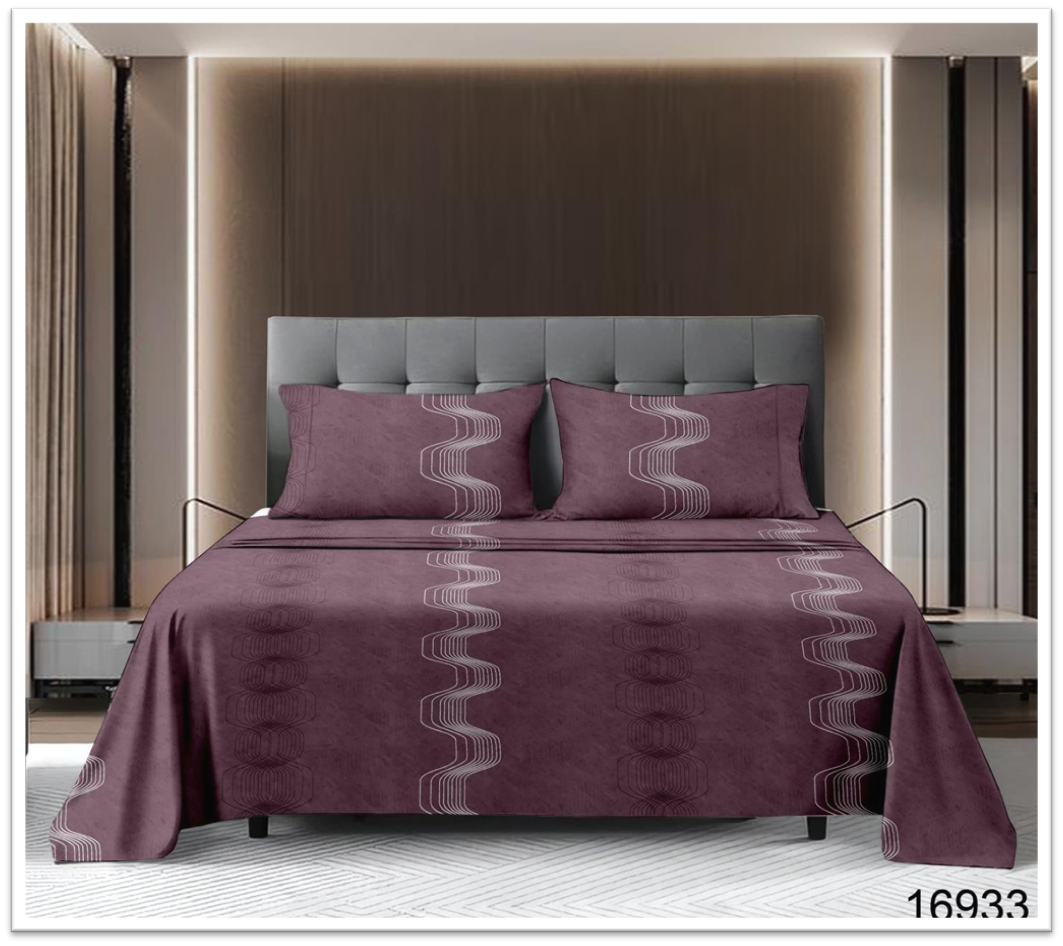 Aurama™ Luxury Cotton Bedsheet – (King Size)