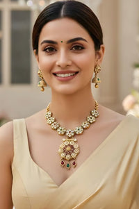 Rajwada Kundan Necklace Set